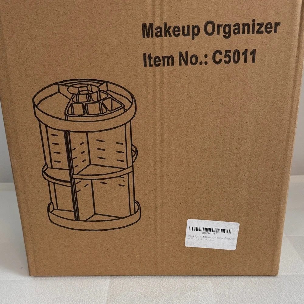 Rotating Makeup Organizer - Clear